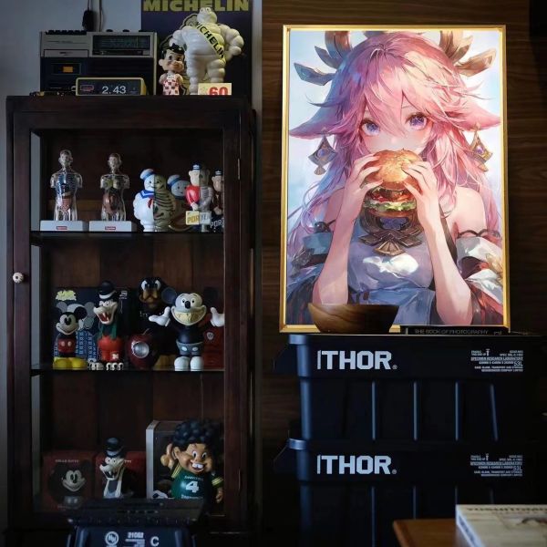 【海外代購】千鳥社 宮司大人Yae Miko 原神 八重神子單人照 裝飾畫 