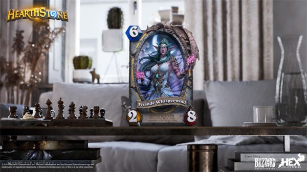【預定】Blizzard 暴雪遊戲 官方正版週邊 爐石傳說 泰蘭德·語風卡牌藝術雕像 