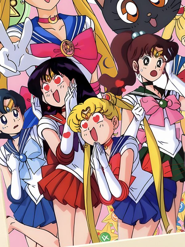 【海外代購】星空 《水兵月大合集》美少女戰士月野兔水手月亮戰士裝飾畫 
