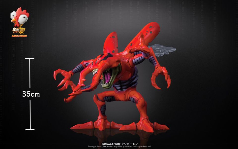 【預定】呆雞社 Daiji 數碼寶貝01NPC-古加獸（鍬形蟲獸） 