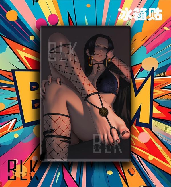 【海外代購】巴洛克 《網襪女帝》海賊王onepiece波雅漢庫克七武海動漫二次元裝飾畫 