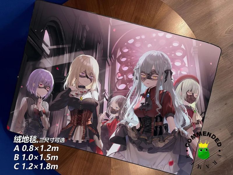 【海外代購】皇呱《金屬樂隊Ave Mujica》裝飾畫 午睡毯 地毯 