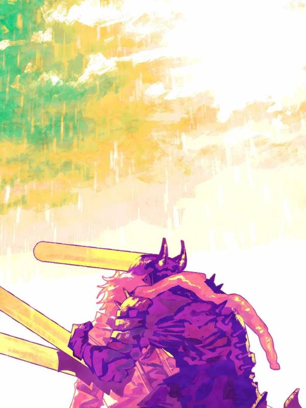 【海外代購】星空《再見波奇塔》電鋸人裝飾畫 