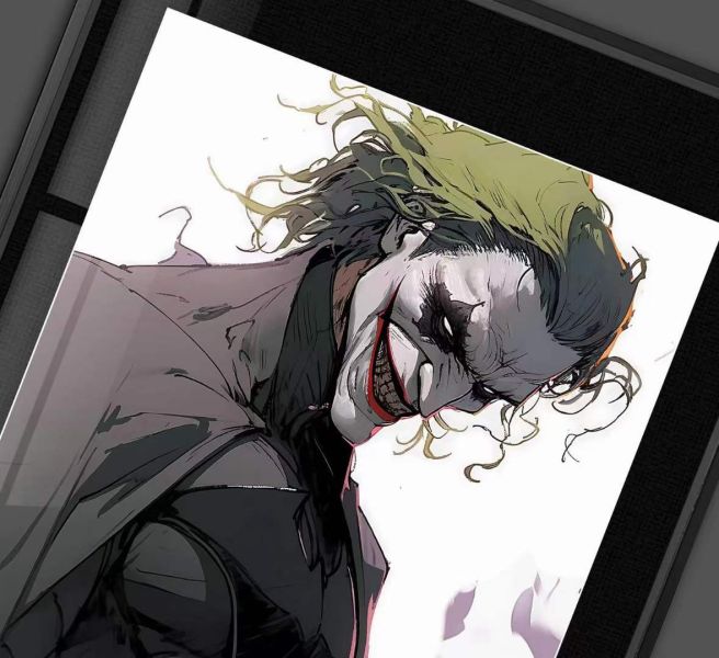【海外代購】千鳥社 小丑單人照 Joker蝙蝠俠哥譚裝飾畫 