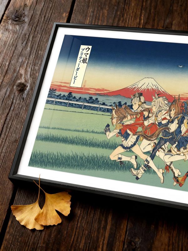 【海外代購】千鳥社 《賽馬娘 八駿圖》賽馬娘閃耀優俊少女東海帝王特別週黃金船米浴小栗帽浮世繪日式週邊滑鼠墊裝飾畫 