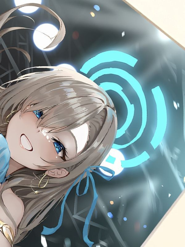 【海外代購】星空 《熱舞明日奈》一之瀨明日奈蔚藍檔案動漫裝飾畫 