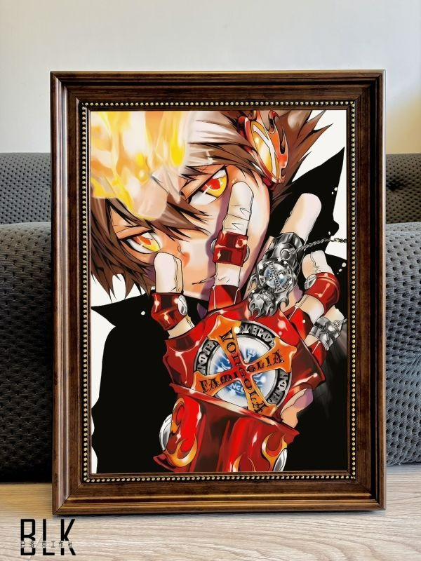 【海外代購】巴洛克 復古澤田綱吉家庭教師HITMAN REBORN!裝飾畫 