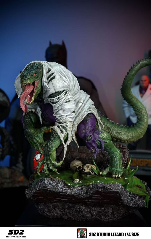 【預定】SDZ 蜘蛛人 蜥蜴人 1:4全身雕像 