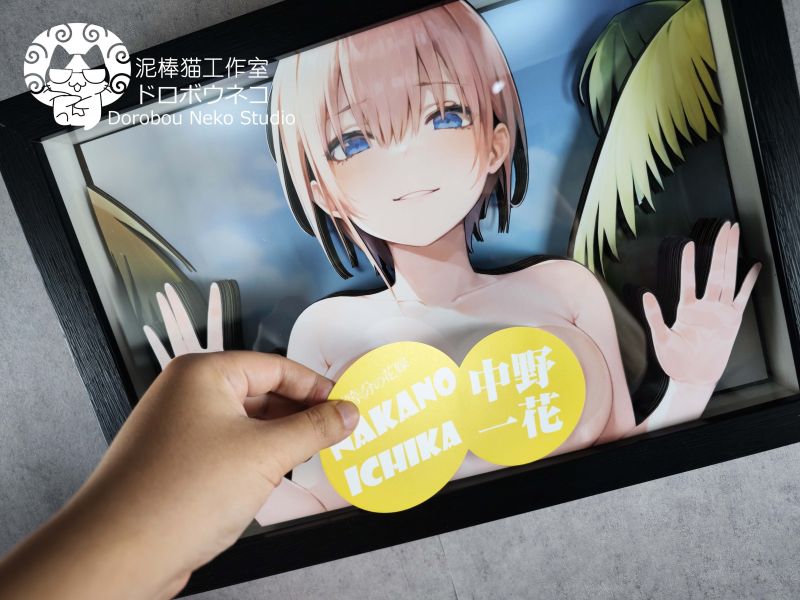 【海外代購】泥棒貓 DSOS-001 五等分的新娘 中野一花 可月兌立體畫 