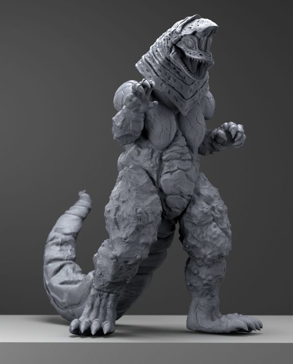 【海外代購】怪獸工廠 怪獸系列第三彈 哥爾贊 灰模 