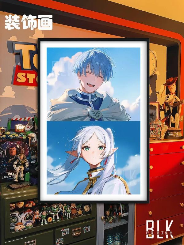 【海外代購】巴洛克 《辛美爾的微笑》裝飾畫 葬送的芙莉蓮 