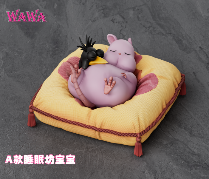 【預定】wawa 宮崎駿桌面小擺飾 睡眠坊寶寶 傲嬌坊寶寶 