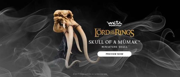 【預定】WETA Workshop 猛獁象頭骨 