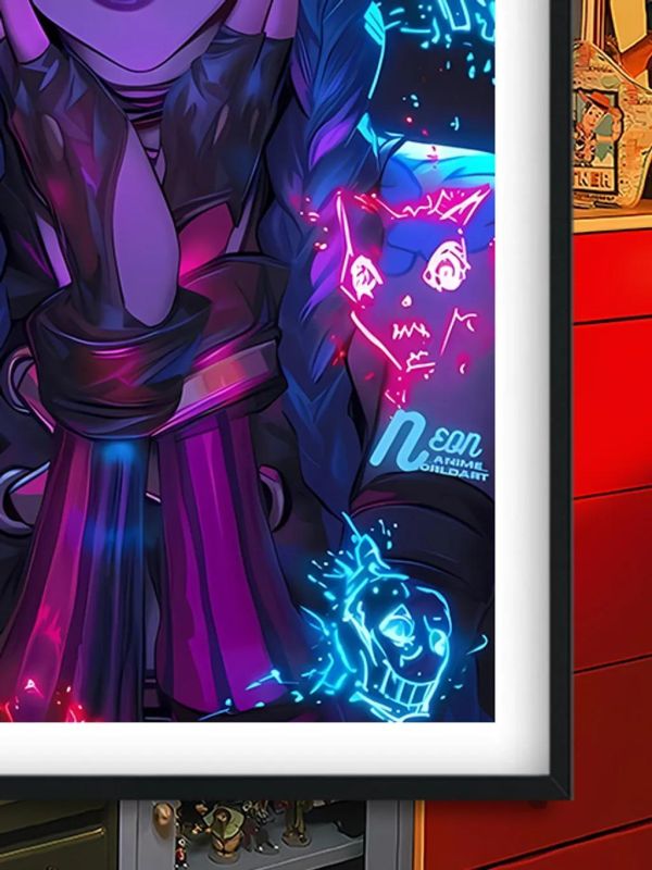 【海外代購】巴洛克 《驚喜金克斯》英雄聯盟LOL裝飾畫冰箱貼 