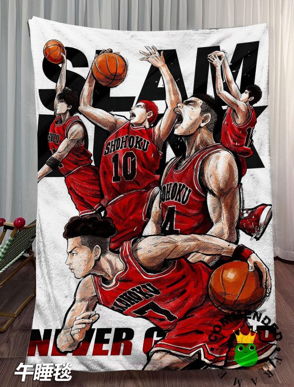 【海外代購】皇呱 《熱血籃球》 灌籃高手湘北高中籃球隊主力隊員週邊裝飾畫 