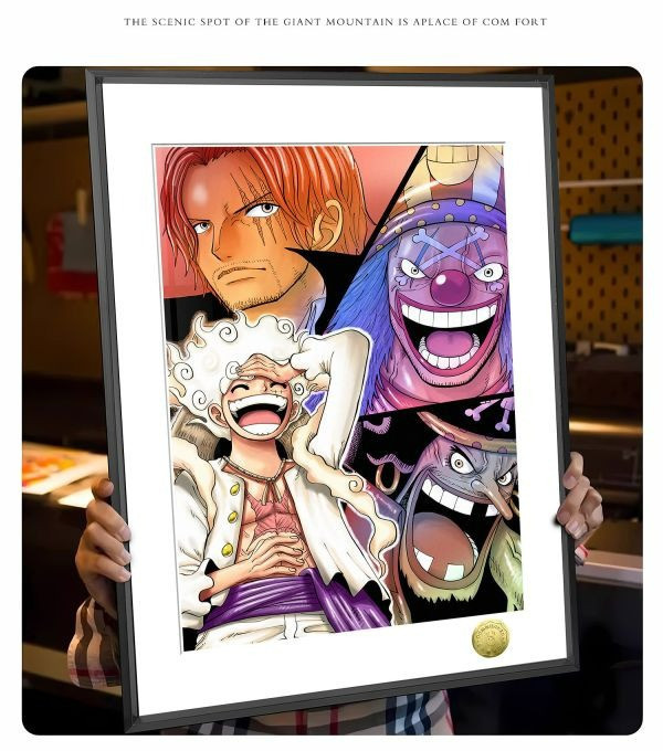 【海外代購】皇呱 《新世界四皇》海賊王周邊裝飾畫 午睡毯  地毯 