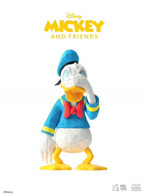 【海外代購】POP SUNDAY x MGL TOYS 迪士尼 木雕家·唐老鴨 