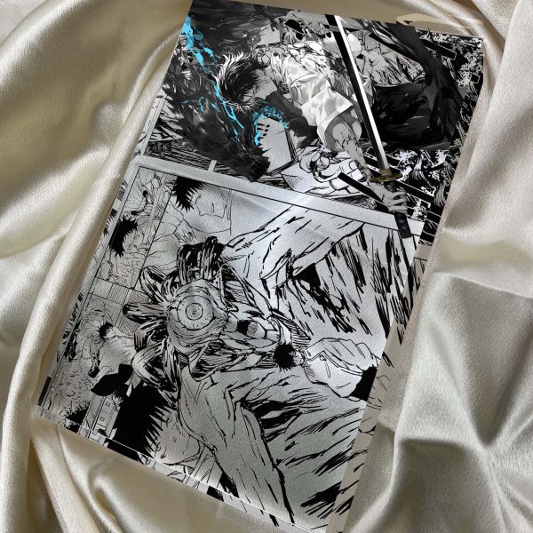 【海外代購】阿喵畫社 墨染 乙骨憂太 1.9cm厚大號雙層透明收藏裝飾磚 