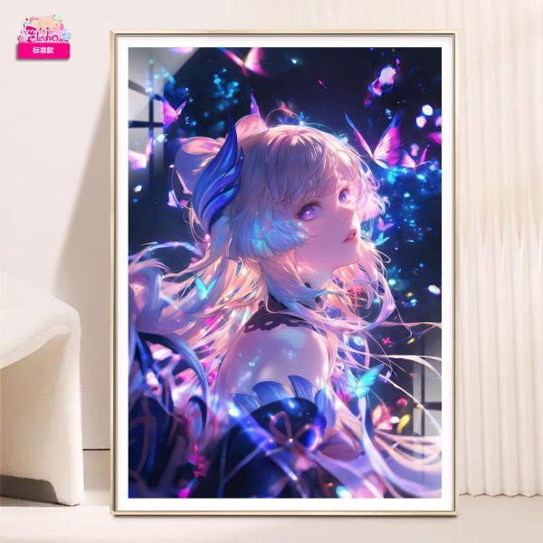 【海外代購】阿喵畫社 原神 蝶舞 珊瑚宮心海 8k超大高清裝飾畫 