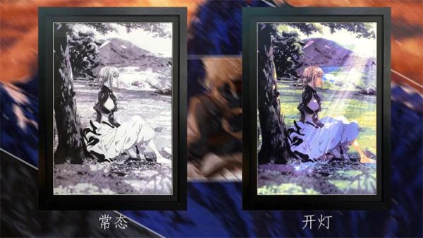 【海外代購】【34.5*45.5CM】萌萌匠 紫羅蘭永恆花園 薇爾莉特 裝飾畫01 