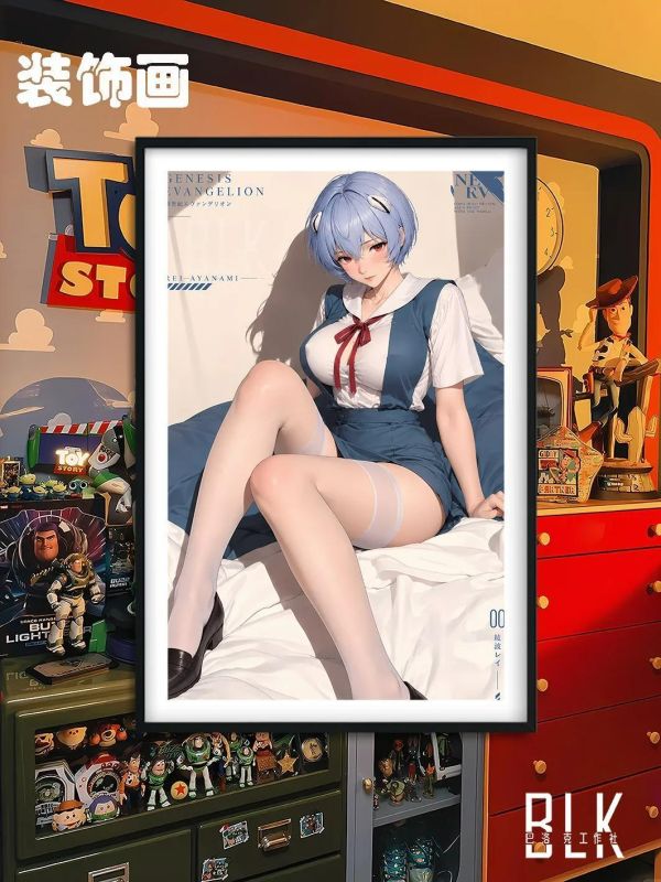 【海外代購】巴洛克 《校服零零》戰士客廳裝飾畫冰箱貼 