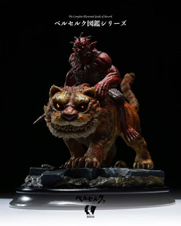 【海外代購】BIHS 桌面級劍風傳奇圖鑑第五彈 DAKA與老虎 