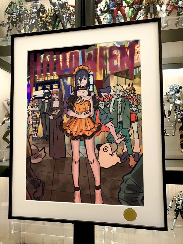 【海外代購】星空 《萬聖蕾塞》電鋸人reze鏈鋸人蕾塞篇Chainsaw Man電次瑪奇瑪帕瓦動畫裝飾畫