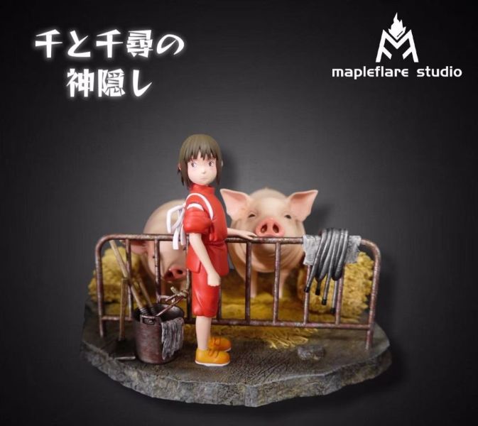 【預定】楓焰 神隱少女系列 電影封面 千尋與父母 