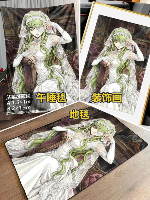 【海外代購】千鳥社 《婚紗C.C.》午睡毯地毯裝飾畫 午睡毯 地毯 