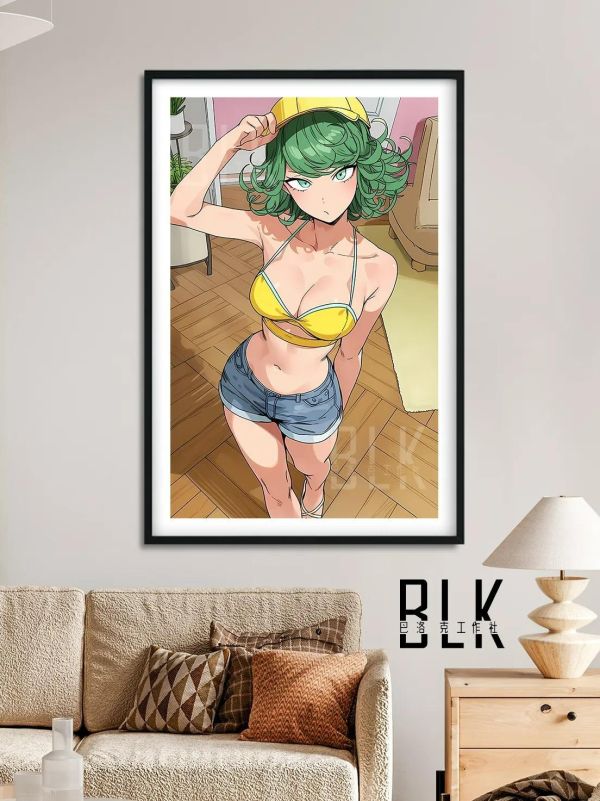 【海外代購】巴洛克 《龍捲日常》一拳超人裝飾畫冰箱貼 