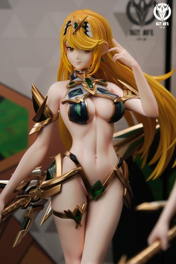 【海外代購】Niji 尼機 女角色輕雕像系列第一款 異度之刃 “光” Mythra 