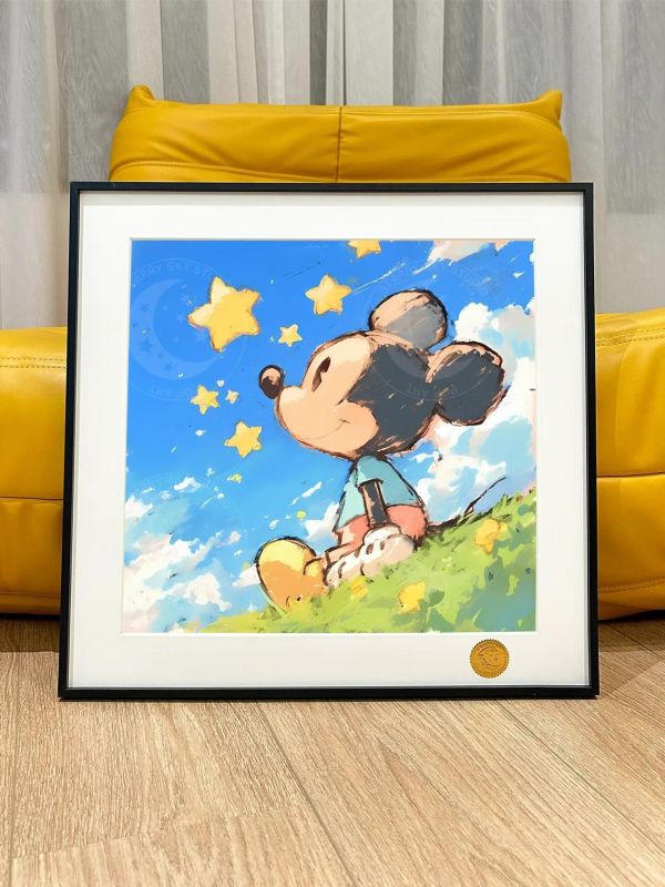 【海外代購】星空 《星星米奇》Mickey米老鼠迪士尼裝飾畫 