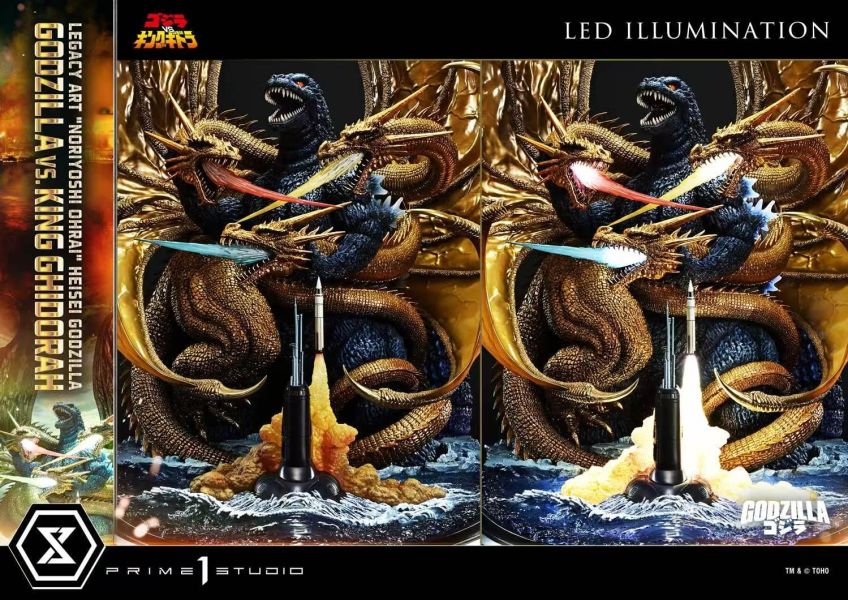 【預定】Prime 1 P1S 哥吉拉大戰王者基多拉 LAHG-01/S 雕像 