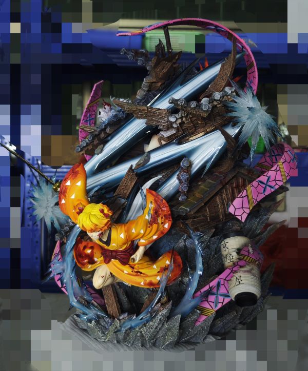 【實物預定-先行優惠500元】焦點 花街篇三小隻場景雕像第一彈 善逸 