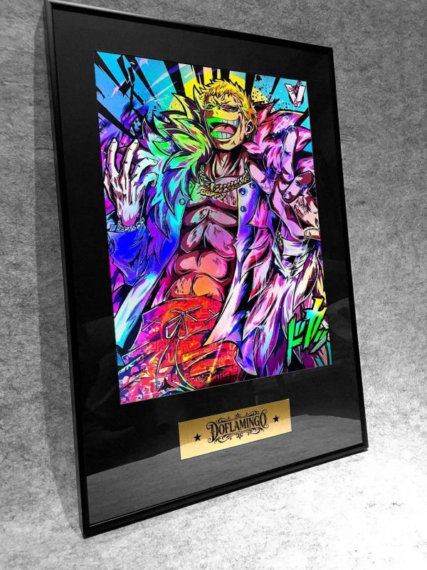 【海外代購】千鳥社《明哥鐳射》海賊王潮流炫彩鐳射裝飾畫 