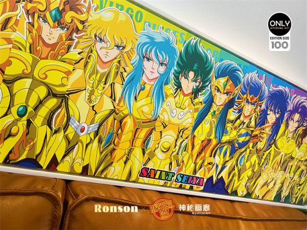 【海外代購】神秘畫廊 RAINBOW系列13 黃金十二宮聖鬥士 裝飾畫01 