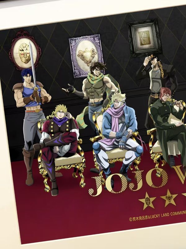 【海外代購】星空《JOJO WORLD》jojo的奇妙冒險承太郎dio東方仗助裝飾畫 