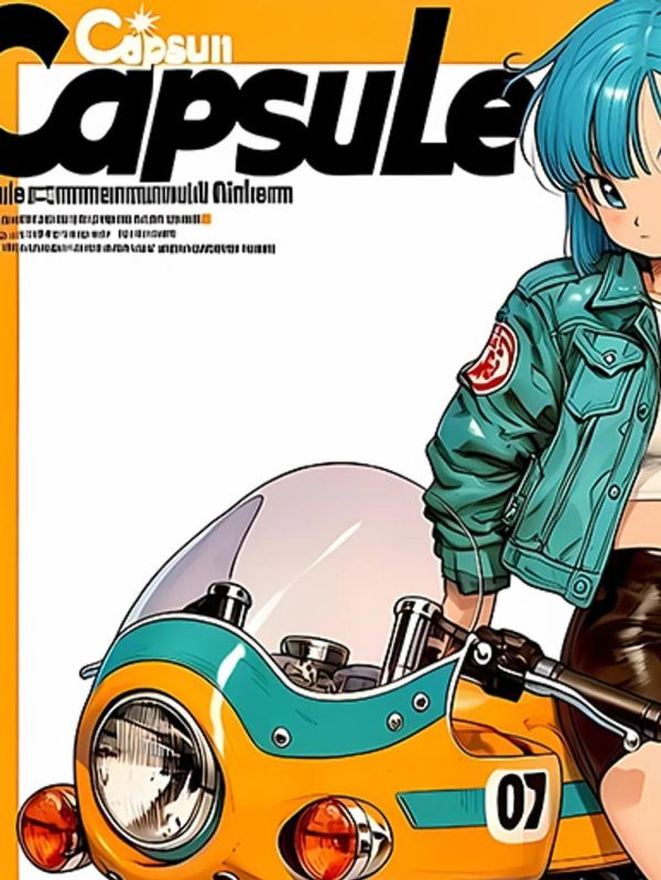 【海外代購】巴洛克 《機車布瑪》七龍珠超級賽亞人裝飾畫冰箱貼 