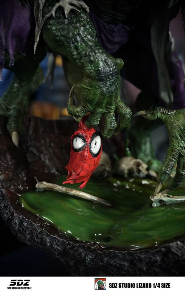 【預定】SDZ 蜘蛛人 蜥蜴人 1:4全身雕像 