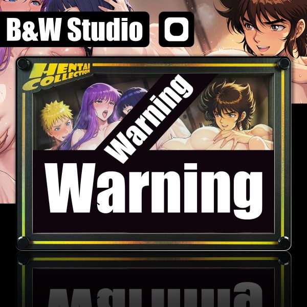 【R18-海外代購】黑白畫映 B&W Ben's Delusion Ben的妄想世界系列桌面裝飾卡磚第四十九彈 鳴人×星矢 HCCBC-049 
