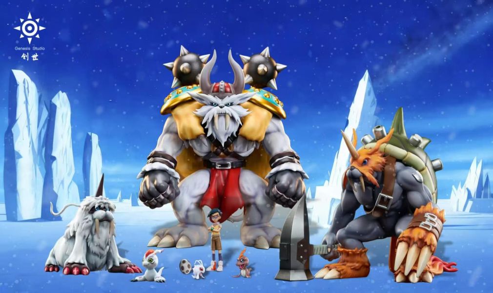 【預定】創世 人物第二彈 城戶丈&布加獸&比芝獸&數碼蛋 