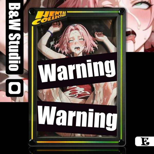 【海外代購】黑白畫映 B&W AI Creator系列桌面裝飾卡磚第三十彈 春野櫻 