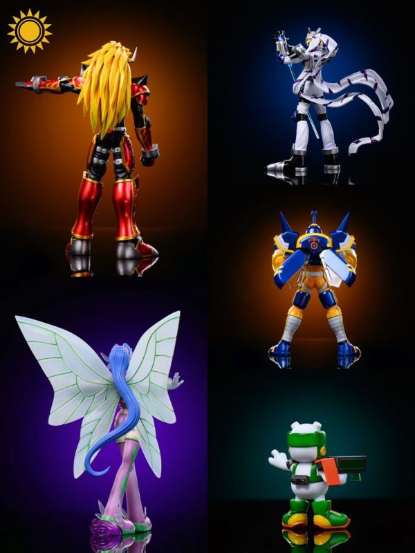 【預定】太陽模玩 火神獸＆野狼獸＆電光獸＆仙女獸＆冰熊獸 