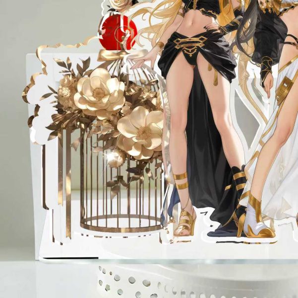 【海外代購】阿喵畫社 動漫立牌第十二彈fate遠坂凜雙子星 大型異形亞克力立牌 