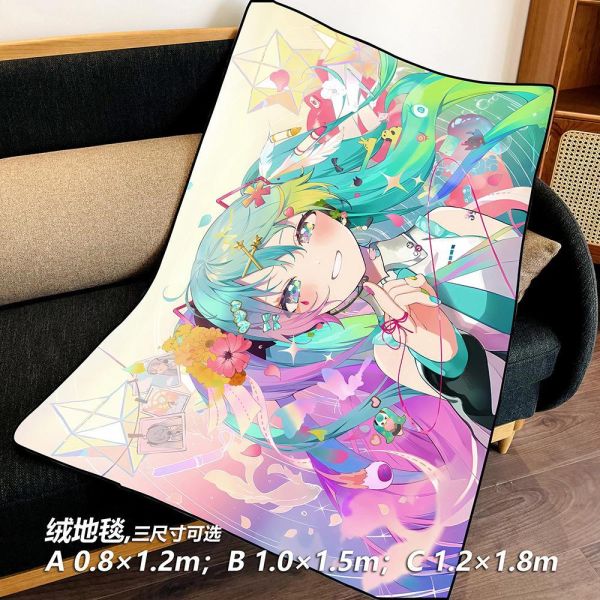 【海外代購】千鳥社 《初音愛言葉V》 初音未來愛言葉V愛的話語Miku公主殿下午睡毯地毯裝飾畫 