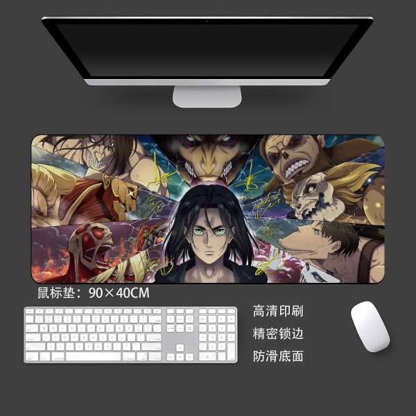 【海外代購】千鳥社 《九大巨人》 進擊的巨人艾倫耶格爾阿妮萊納貝爾托爾特九大巨人始祖巨人地毯滑鼠墊裝飾畫 