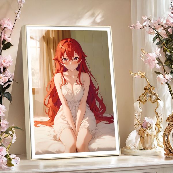 【海外代購】阿喵畫社 無職轉生 早安 艾莉絲 8k超清裝飾畫 