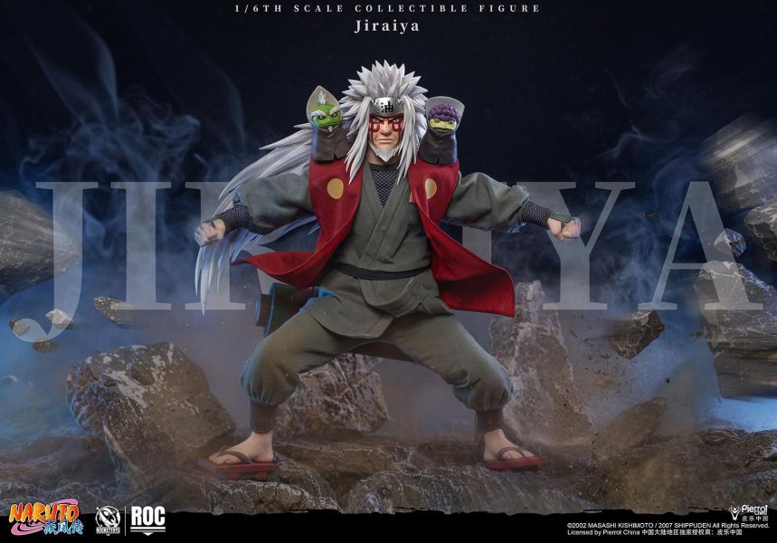 【預定】Rocket Toys 《火影忍者 疾風傳》 自來也 可動人偶 