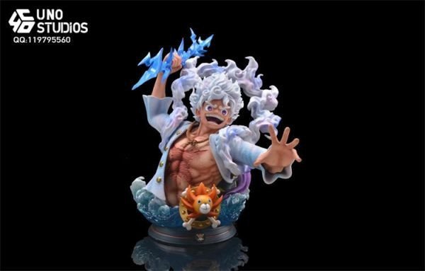 【海外代購】UNO 海賊王尼卡路飛桌擺飾胸像 