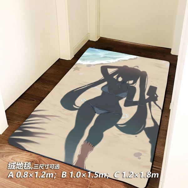 【海外代購】千鳥社 《初音影子》初音未來miku公主殿下午睡毯地毯裝飾畫 